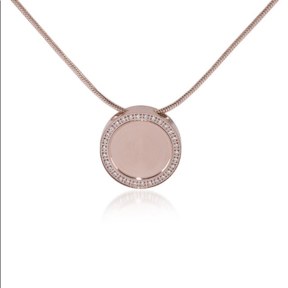 New B.Tiff Pave 30-Stone Halo Pendant.